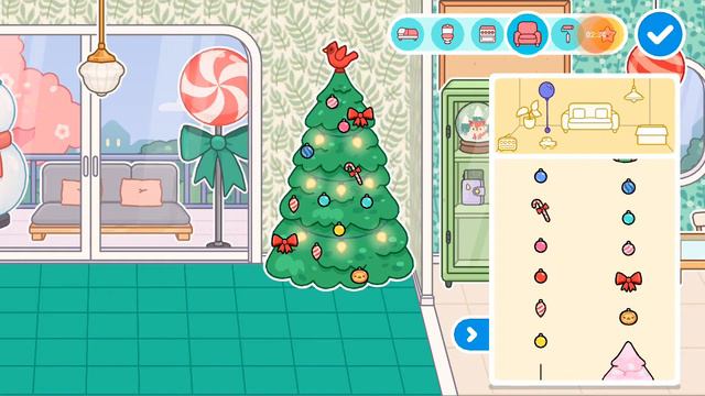 🎄🎁Украшаем ёлку к новому году!🎁🎄Тока бока 🌌Veronica Toca💕 смотреть онлайн