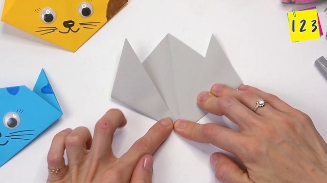 Easy Origami CAT face | Paper CAT смотреть онлайн