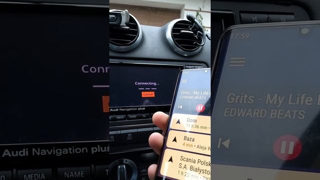 Android Auto Wireless with Audi RNS-E смотреть онлайн