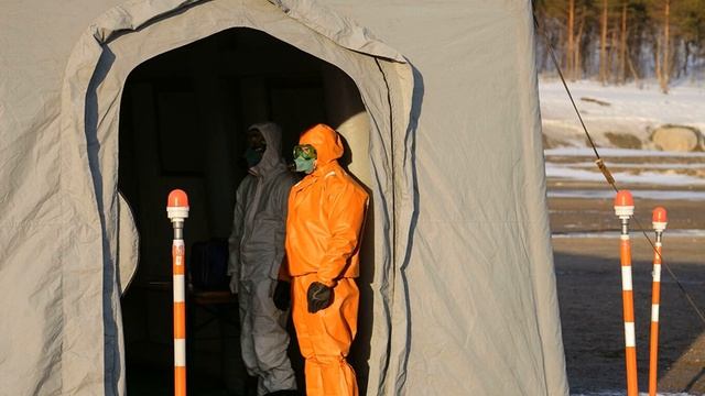 Техника с мобильным госпиталем выдвинулась на Чаяндинское месторождение смотреть онлайн