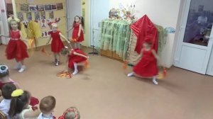 Танец огня. Старшая группа. Утренник "Кошкин дом" (2020)