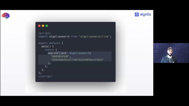 Adding search to a Github social network using Algolia and NuxtJS - Tom Klotz, Algolia смотреть онлайн