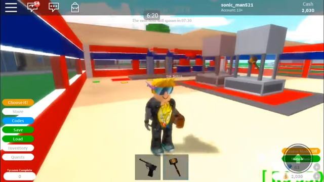 Тайкон на двоих  в Roblox 2 Player Superhero Tycoon