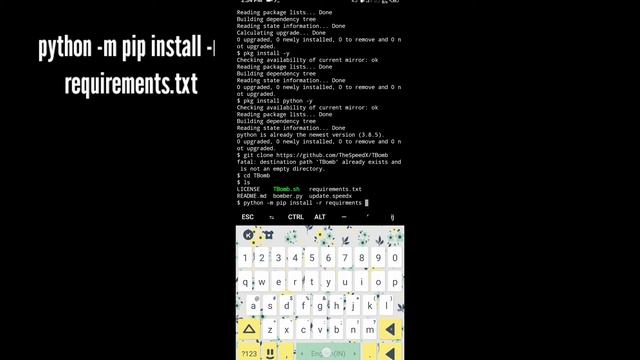 SMS/CALL BOMBING with termux смотреть онлайн