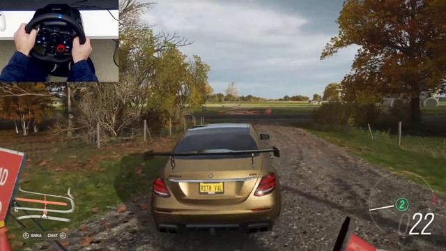 Mercedes AMG Brabus 800 E63 S (Wheel Logitech G29/G920) Forza Horizon 4 Gameplay смотреть онлайн