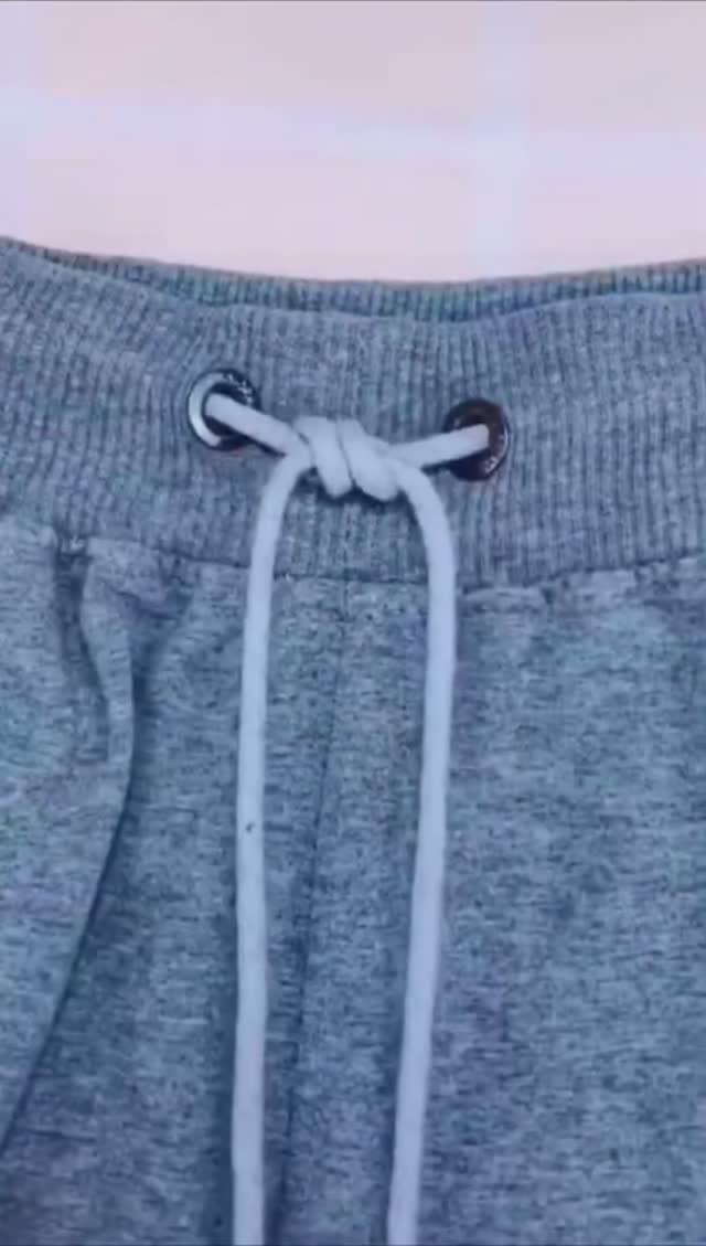 Как завязать рыбацкий узел на штанах?