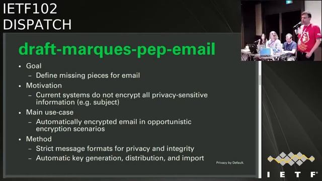 IETF102-DISPATCH-20180716-0930 смотреть онлайн