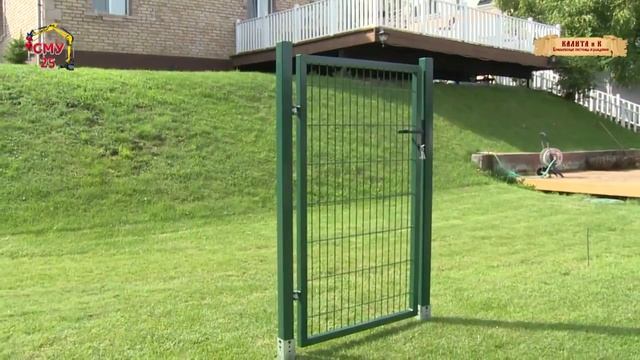 Монтаж калитки для ограждения на забивной фундамент смотреть онлайн
