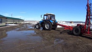 МТЗ 1221. Ремонт КПП. МТЗ 1523, ремонт зубовой бороны радуга! (Сезон 2021)