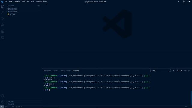Pug Tutorial - Preliminaries. Install Visual Studio Code, Nodejs, and Pug смотреть онлайн