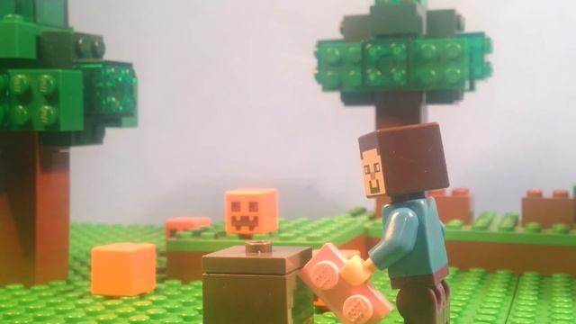 Lego Minecraft Alex pranks Steve смотреть онлайн