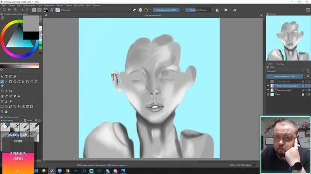 ИСПОВЕДЬ НОВИЧКА В КРИТА / Первый опыт РИСОВАНИЯ в Krita смотреть онлайн