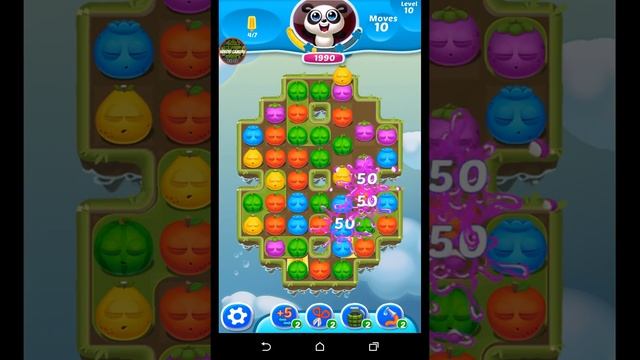Fruit Splash 2 Jelly Mania HD (Level 10) GamePlay NO BOOSTER No Cheats by Android GamePlay смотреть онлайн