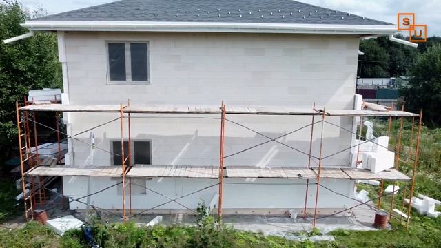 Утепляем фасад дома Сумароково под штукатурный слой