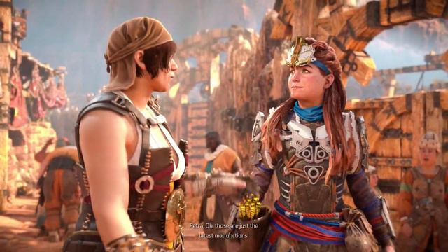 Horizon Forbidden West - flickering people! смотреть онлайн