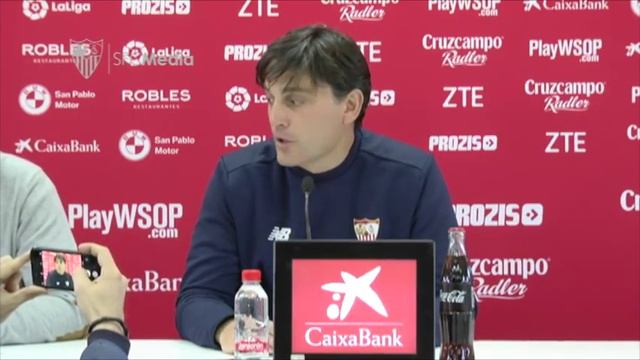 Rueda de prensa de Vincenzo Montella. 22/01/18. Sevilla FC смотреть онлайн