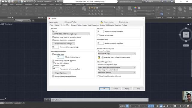 شرح الحفظ التلقائي في الاوتوكاد (شرح AUTOMATIC SAVE In Autocad ) смотреть онлайн