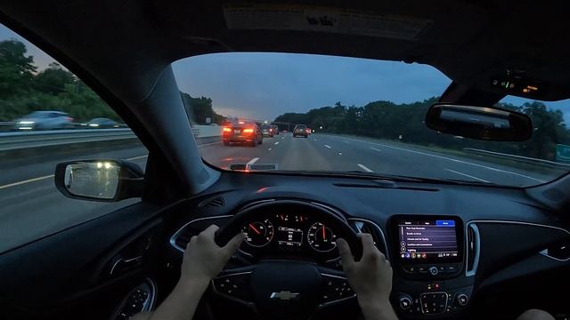 2023 Chevrolet Malibu LT 1.5T 160 HP EVENING POV DRIVE near Boston (60 FPS) смотреть онлайн