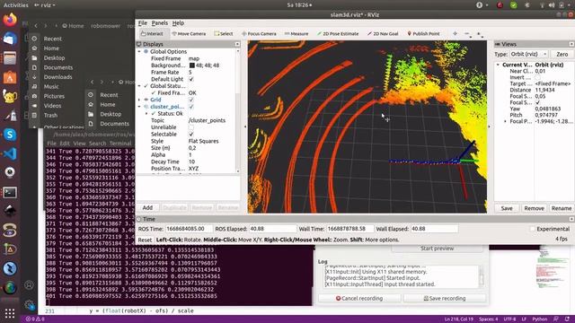 3D localization (x,y,z) in ROS with Python and PCL using Velodyne VLP-16 LiDAR смотреть онлайн