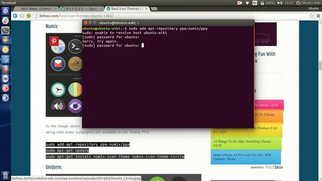 How to change icon theme in Ubuntu 15.10~ Ubuntu Wiki смотреть онлайн