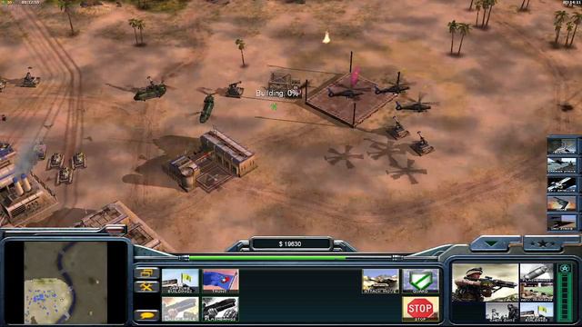 C&C General Shockwave Mod gameplay USA Laser смотреть онлайн