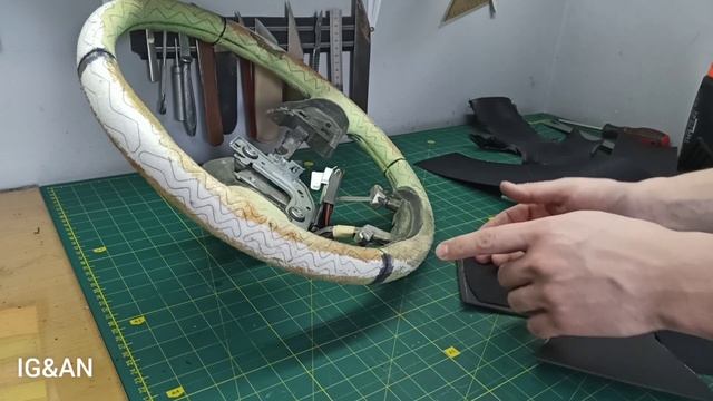 Перетяжка руля KIA Rio с подогревом. Перетяжка руля Мариуполь смотреть онлайн