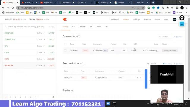 EMA and RSI Live Algo | Algo Winner Jeevan | Algo Trading | TradeHull | Details in Description смотреть онлайн