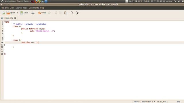 php oop แบบง่ายๆ ตอน 23 public function смотреть онлайн