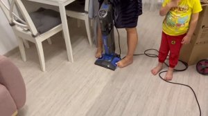 Купил вертикальный пылесос Kitfort KT-555 и убрал сразу всю квартиру!