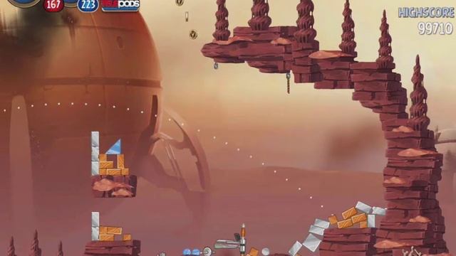 Angry Birds Star Wars 2 Level B5-6 Revenge Of The Pork 3 Star Walkthrough смотреть онлайн