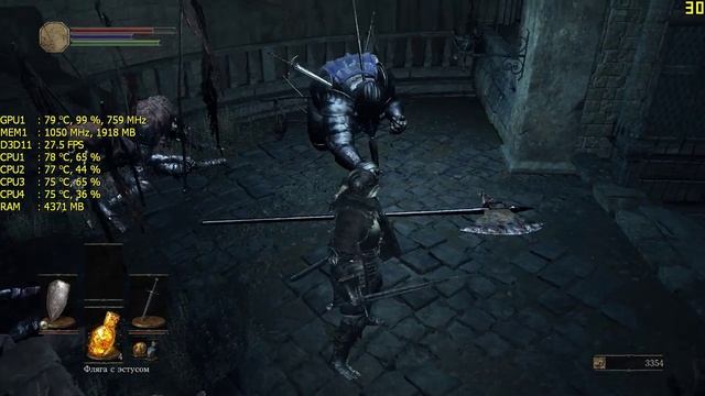 Dark Souls 3 на минималках - GT 640M (разогнанная / overclock), Intel i3-3110m 2.4 GHz смотреть онлайн