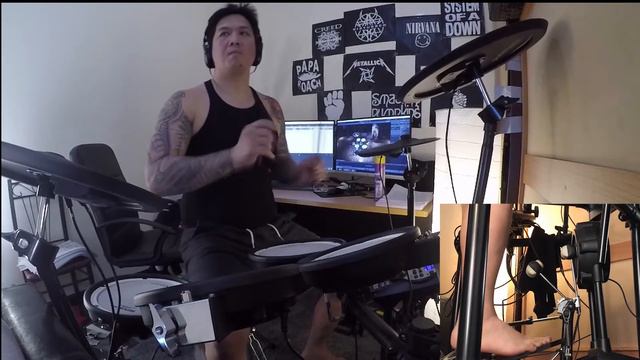 Drum Cover 001 - Enter Sandman смотреть онлайн