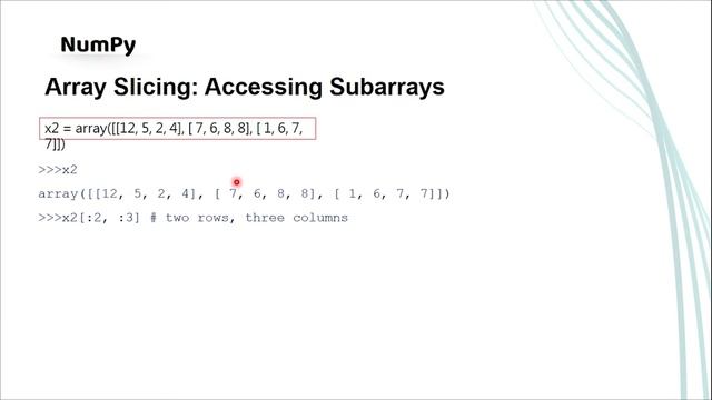 Data science L2-2 numpy array accessing mp4 смотреть онлайн