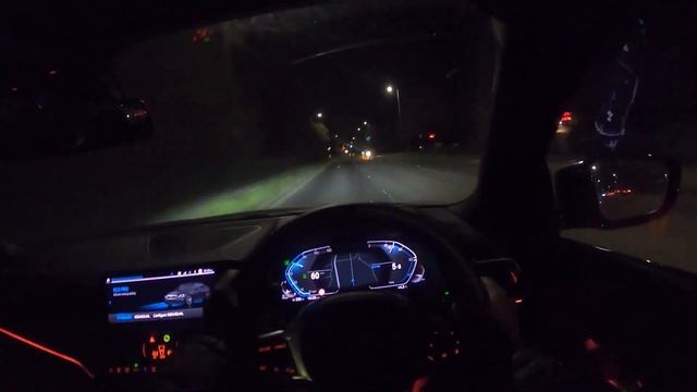 BMW G20 320D POV Night Test Drive (2021)