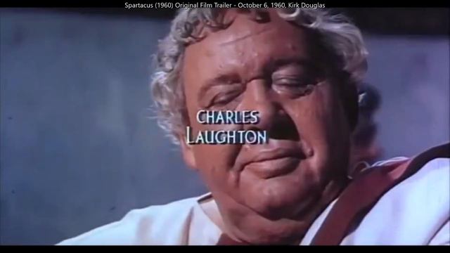 Spartacus (1960) Original Film Trailer - October 6 1960. Featuring Kirk Douglas