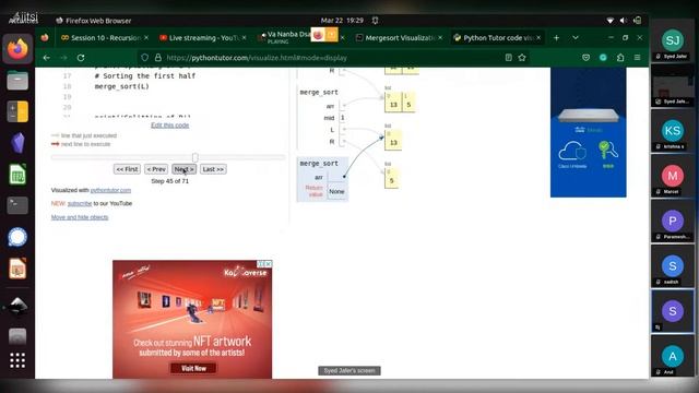 Session 10 - Merge Sort | Python DSA | தமிழில் смотреть онлайн