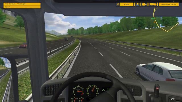 Euro Truck Simulator – ввоз апельсинов из Парижа в Лион (40) смотреть онлайн