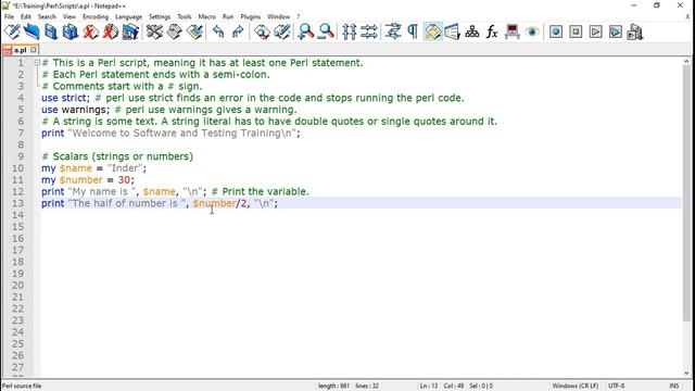 Perl Script | Perl Programming | Perl If Not | Perl Scripting | Installing Perl on Windows 10 - Per смотреть онлайн