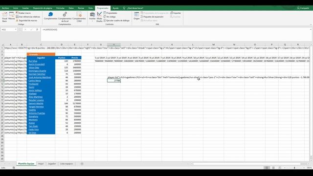 Extraer datos web que no están en tablas con Excel смотреть онлайн