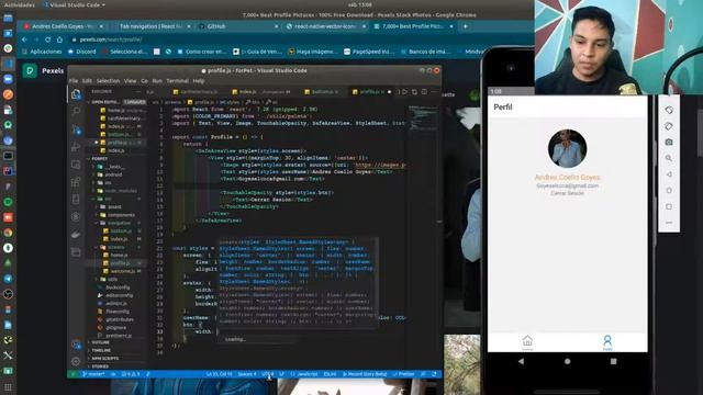 Screen Profile | React Native #10 смотреть онлайн