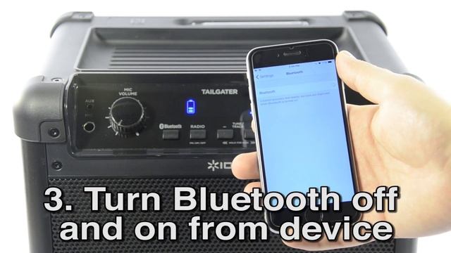 ION Audio Tailgater IPA77 - Bluetooth Pairing and Troubleshooting смотреть онлайн