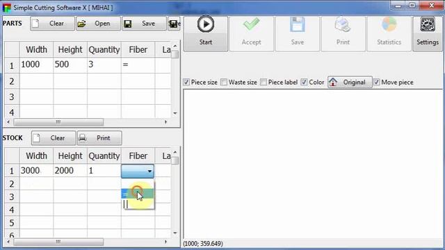 Simple Cutting Software X - fiber(grain) direction смотреть онлайн