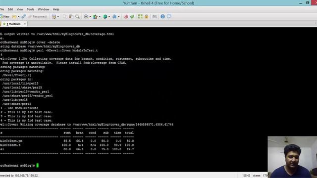 Perl unit testing and Code coverage смотреть онлайн