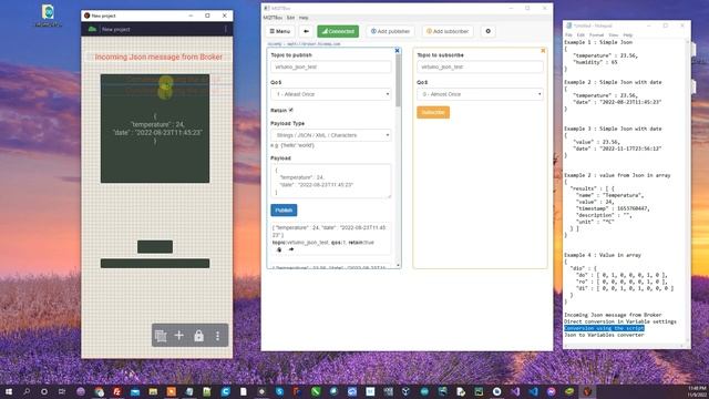 Virtuino IoT - How to read values from a Json message смотреть онлайн