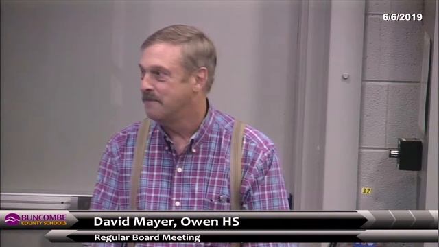 2019 Bus Driver Of The Year: Mr. David Mayer, Charles D. Owen High School