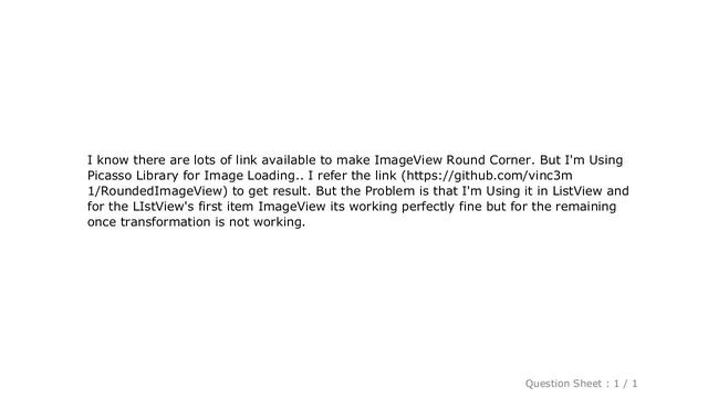 Android : Make ImageView with Round Corner Using picasso смотреть онлайн