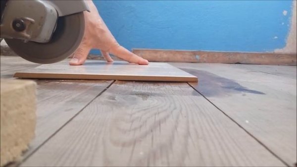 Как резать плитку болгаркой (УШМ) без пыли