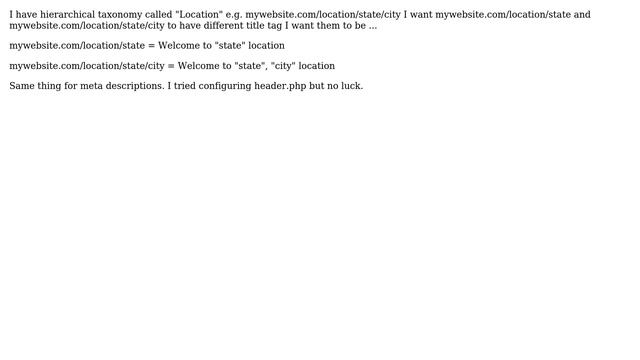 Wordpress: SEO Title Tag and Meta Description for custom taxonomy смотреть онлайн
