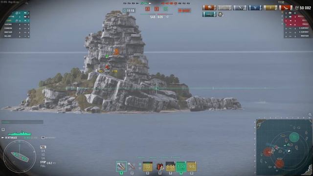 Kitakaze. Кошмар линкоров. Эсминец IX уровня[BLAZE]⚓️[World of warships] смотреть онлайн