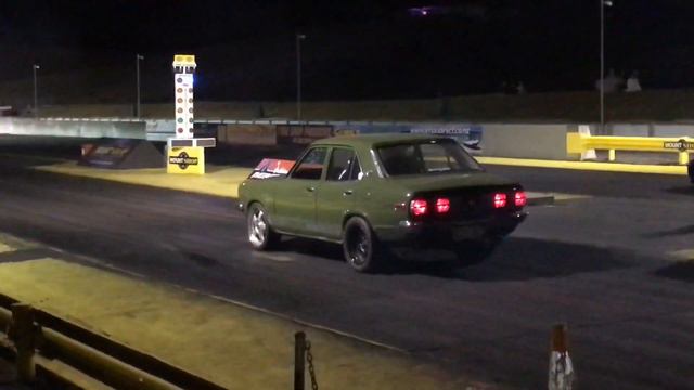 Mazda RX3/808 - Rock Dogg doing his Thing - Night Speed Drag Wars 2020 смотреть онлайн